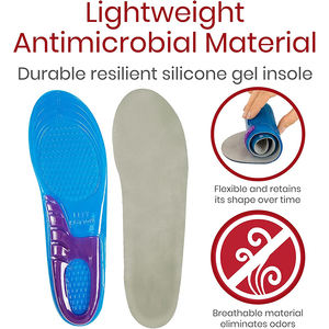 Semelles en gel <span class=keywords><strong>pour</strong></span> femmes-Inserts de chaussures <span class=keywords><strong>pour</strong></span> la marche, la course, la randonnée-Semelles <span class=keywords><strong>pour</strong></span> rester <span class=keywords><strong>debout</strong></span> toute la journée-Semelles coussinées <span class=keywords><strong>pour</strong></span> les talons - Product Image 5