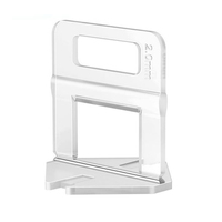 Vente en gros Système de nivellement de carreaux Niveleur de carreaux en plastique Pinces et cales de nivellement en céramique