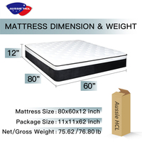 Matelas en mousse haute densité Twin king en bambou Magasins près de chez moi Matelas à ressorts en gel latex à mémoire de forme