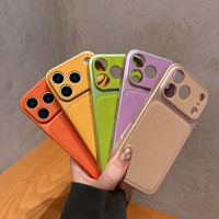 Coque authentique pour 17 Pro Max, étui de protection antichoc de luxe haut de gamme en PC résistant aux chutes pour 16
