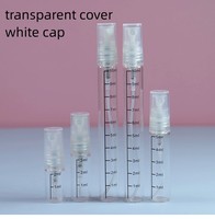 Flacon pulvérisateur de parfum en verre gradué de 2 ml, 3 ml, 5 ml, 10 ml avec graduation