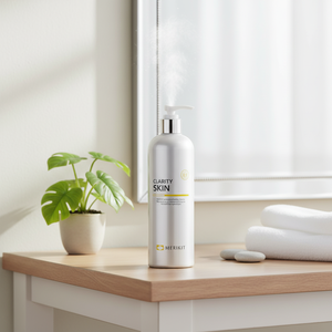 Tónico Facial MERIKIT CLARITY SKIN, Spray Estético Iluminador para Piel Grasa, Seca y Sensible, Refrescante, K-Beauty, 500ml con Bomba - Product Image 3