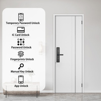 Cerradura Digital Inteligente Tuya D01 con Wi-Fi y Soporte en la Nube, Desbloqueo por Huella Dactilar, Capacidad para 100 Huellas Dactilares, para Puertas de Aluminio/Acero/Madera