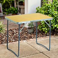 Tragbarer leichter MDF Bistro tisch für das Essen im Freien Moderne Klapp terrasse Garden Beach Picknick Camping Courtyard Hotel Verwendung