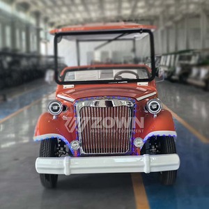 รถโบราณไฟฟ้าสุดหรูความเร็วต่ำ 4-11 ที่นั่ง สำหรับเช่าชมวิวในรีสอร์ทและสวนสนุก - Product Image 5