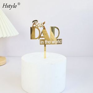 Cadeaux pour la fête des pères, Toppers de gâteaux en acrylique sur le thème de la fête des pères, meilleurs pères du monde, amour de <span class=keywords><strong>Papa</strong></span>, meilleurs pères PQ124 - Product Image 4
