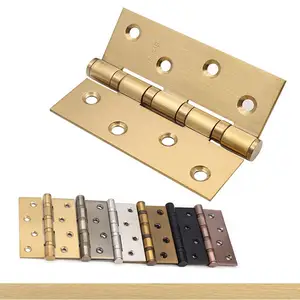 Оптовая продажа, винтажная дверь шкафа, медная петля, деревянная дверь, бесшумная петля, латунный шарнир для мебели, аксессуары - Product Image 1
