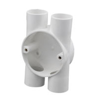 Offre Spéciale nouvelle boîte de gestion de câbles en plastique Promotion Pvc boîte de jonction murale en gros pas cher boîtier de sortie coulé