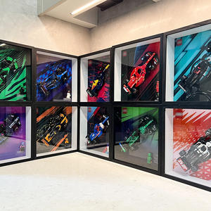 Marco de fotos de estilo moderno, pintura decorativa compatible con Lego Speed Series 77242-Ferrari SF24 F1 Racing Car - Product Image 2