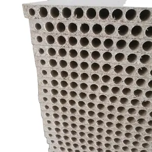 Banyak digunakan pada Inti pintu chipboard berkualitas tinggi tubular 33/38mm serat biasa berongga papan partikel Tubular