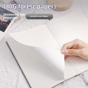 Cuaderno de tapa dura tamaño A5 al por mayor diseños personalizados cuero 100 hojas populares para uso escolar PRODUCCIÓN DE FÁBRICA genial - Product Image 5