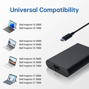 Hot Bán 65W Loại C Phổ Máy Tính Xách Tay Máy Tính Xách Tay Pin Sạc Cho Xps 13 Vĩ Độ Máy Tính 7430 7420 7440 7340 7530 7330 7320 - Product Image 2