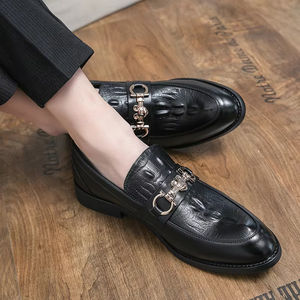 รองเท้าอ็อกซ์ฟอร์ดสำหรับทำงานของผู้ชายยี่ห้อ Goodyear รุ่นใหม่ หนังแท้ ทำมือ สไตล์เรโทร ธุรกิจลำลอง แบบผูกเชือก กันน้ำ ระบายอากาศได้ดี - Product Image 3