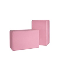 Blocs de yoga en mousse EVA haute densité For Basics - Forme brique 3x9x6 pouces, lot de 2