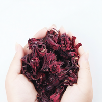 Bunga Hibiscus Roselle Kering Teh Bubuk Mentah Teh Kesehatan