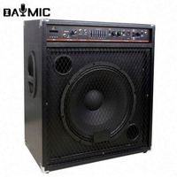 Altavoz de Bajos con Amplificador de Fábrica, 15 Pulgadas, 250 W, Equipo de Sonido para Guitarra, Instrumento Musical