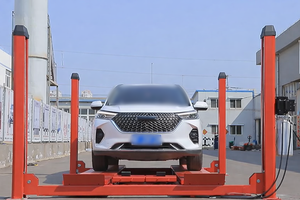 מעלית רכב 4 עמודות עם הנעה חשמלית/הידראולית 5T, הפעלה קלה, לתיקון רכב במוסך/סדנה - Product Image 3