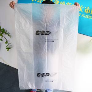 לוגו מותאם אישית חובה כבדה חתוך שקית ניילון צמיג עם חותמת ידית אחיזה בצד גוסט עמיד למים אריזת אחסון - Product Image 4