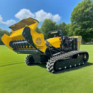 Robot broyeur forestier automatique sans fil alimenté par batterie, <span class=keywords><strong>tondeuse</strong></span> à gazon de jardin sans fil, <span class=keywords><strong>tondeuse</strong></span> à gazon agricole télécommandée - Product Image 3