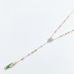 <span class=keywords><strong>Collana</strong></span> 14K <span class=keywords><strong>oro</strong></span> placcato cattolico gesus <span class=keywords><strong>rosario</strong></span> <span class=keywords><strong>collana</strong></span> 3 colori Christian Jesus religiosa - Product Image 4