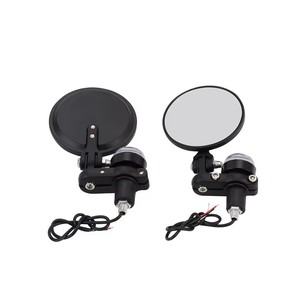 2PCS Extrémités <span class=keywords><strong>de</strong></span> <span class=keywords><strong>guidon</strong></span> <span class=keywords><strong>de</strong></span> moto 7/8 "22mm Rétroviseurs latéraux universels en aluminium à LED pour <span class=keywords><strong>Cafe</strong></span> <span class=keywords><strong>Racer</strong></span> - Product Image 4