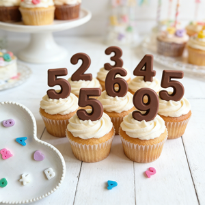 Rectangle Silicone Letter & Number Molds Reusable for Chocolate Candy Birthday Symbols <b>Cake</b> Cookies & Ice Cubes - Product Image 5