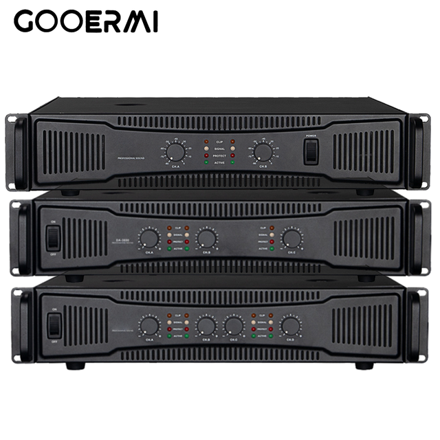 DA-4800 4 Channel Class D Professional Power Amplifier 800 Watts for Stage Performance and Live Sound