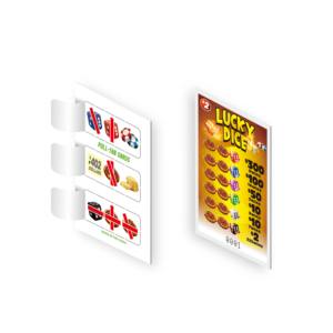 Tickets <span class=keywords><strong>de</strong></span> loterie à gratter personnalisés gagnants, cartes <span class=keywords><strong>de</strong></span> visite à bas <span class=keywords><strong>prix</strong></span> en papier cartonné et papier couché - Product Image 3