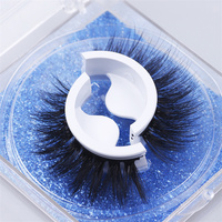 Faux cils auto-adhésifs Répétition durable avec simulation naturelle sans colle Ensemble de faux cils en gelée chaude