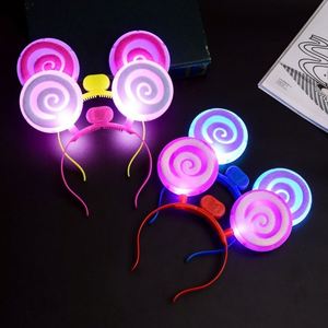 Serre-tête lumineux LED avec oreilles de lapin - Accessoires capillaires clignotants et lumineux pour enfants, filles, cadeaux de fête, cadeaux d'anniversaire - Product Image 6