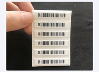 SAIKE AM-DR003 58kHz AM Dr Étiquette adhésive en ABS avec code-barres, étiquette de sécurité souple pour système EAS de supermarché (45x11mm)