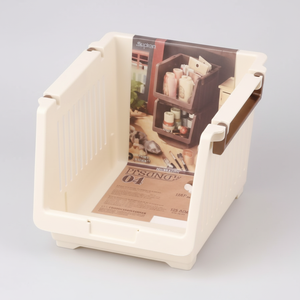 Inomata 2-Tier Deep White <b>Home</b> <b>Storage</b> & <b>Organization</b> Organizer - Product Image 1