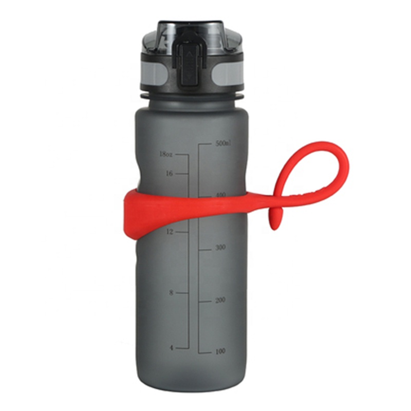 Спортивная бутылка для воды NEO OHMY для фитнеса на открытом воздухе, держатель для чашки, чайника с пятью цветными магнитными пластиковыми кольцами и ремешком, аксессуар