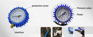 Manomètre de pression des pneus OEM 0-160 PSI Affichage 4 unités Haute précision 2,5 % Logo et emballage personnalisés acceptés - Product Image 2