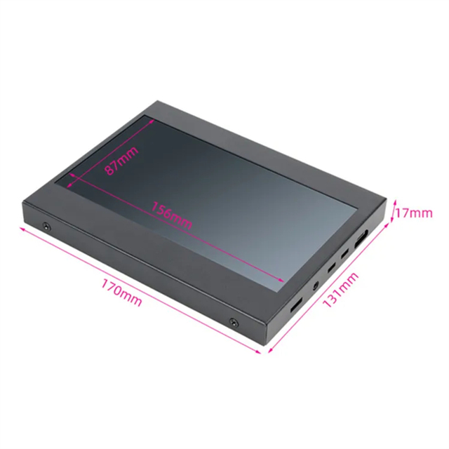 Custom 7-Inch USB HD-MI VGA Portable Monitor Travel External Mini Secondary Screen for Computer/Laptop Widely Used IPS Panel