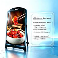 Écran d'affichage LED extérieur haute luminosité 4000 CD IP65 étanche, signalisation numérique, panneau mobile 100 000 heures pour la publicité en Chine