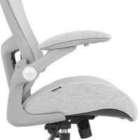 Chaise de bureau pivotante OEM personnalisable, grand confort, fonction de levage, fauteuil PC ergonomique réglable en maille grise