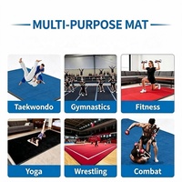 Tapete de Grappling Enrollable Flexi Roll, Tapete de Judo Enrollable de Fácil Almacenamiento para Gimnasios