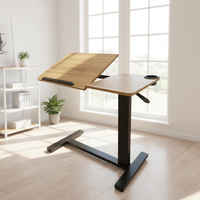 Table d'appoint pour ordinateur portable, réglable en hauteur, ergonomique, moderne, portable, mini bureau à domicile, en bois, vente en gros usine