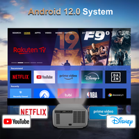 Projecteur Vidéo 4K Cubelite Max Android 12 LCD 2800 ANSI MAX 350'' pour Home Cinéma