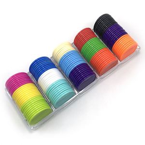 Krell Gifts Nouveau produit Jeton de jeu personnalisé en plastique coloré estampé - Product Image 3