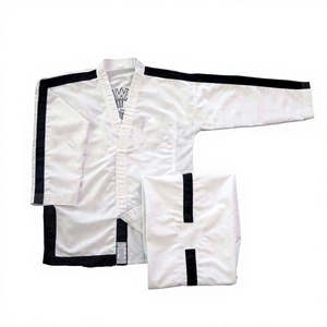 Uniforme de Judo Ultraligero y Transpirable de Algodón y Poliéster para Mujer, Talla Grande, Color Blanco, Manga Larga, para Entrenamiento Físico, Dobok - Product Image 1