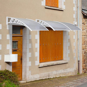 Abri de pluie à baldaquin pour balcon patio extérieur sur mesure avec transmission complète de la lumière ou transmission semi-lumineuse OEM ODM - Product Image 5