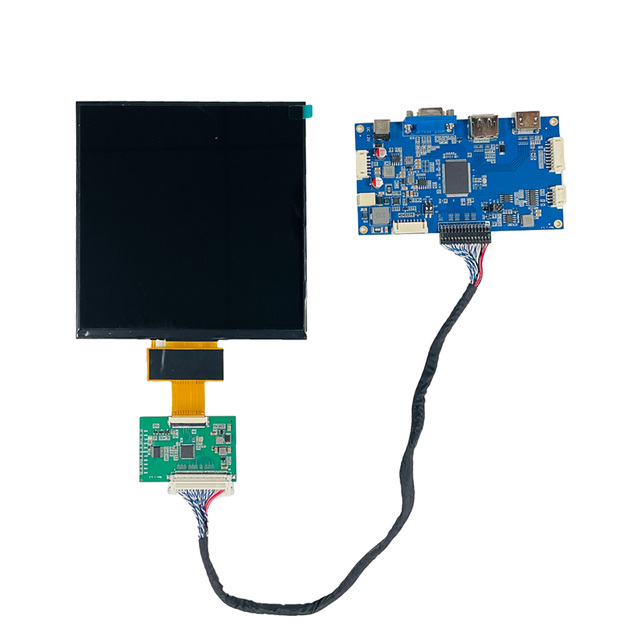 7.5 Inch Square TFT LCD Module 800x800 40PIN MIPI Interface High Brightness 1000cd/m² square LCD Module for Flight Simulator