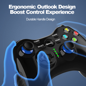 Draadloze Pc Bt Dual Vibt Lineaire <span class=keywords><strong>Trigger</strong></span> Afstandsbediening Voor <span class=keywords><strong>Android</strong></span> Box Tv Game <span class=keywords><strong>Controller</strong></span> Voor P3 P4 Switch Xbox 360 Console - Product Image 2