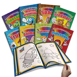 ULi Mini Coloring Book Graffiti Drawing Book Printing Painting Book for School Activity Kids Gift