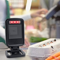 Scanner de bureau professionnel JR T560, nouveau modèle, vente chaude, directement de l'usine, logistique express, lecteur de codes-barres 1D 2D rapide pour caisse enregistreuse POS