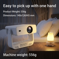 Proyector LCD de Largo Alcance C880 OEM de Fábrica, Android 14, 1080P Nativo, Corrección Trapezoidal Automática, WiFi de Doble Banda, Proyector Inteligente para Cine en Casa
