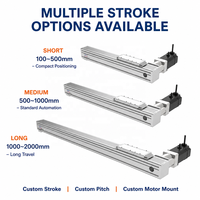 Système de guidage linéaire en alliage d'aluminium de haute précision, course efficace de 100 mm à 5000 mm, taille personnalisée CNC