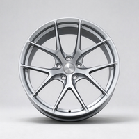 Jantes en alliage d'aluminium forgées sur mesure, multi-rayons, argentées, 18-24 pouces, 5x120 5*114.3 PCD pour BMW X3 X5 M2 M3 M4